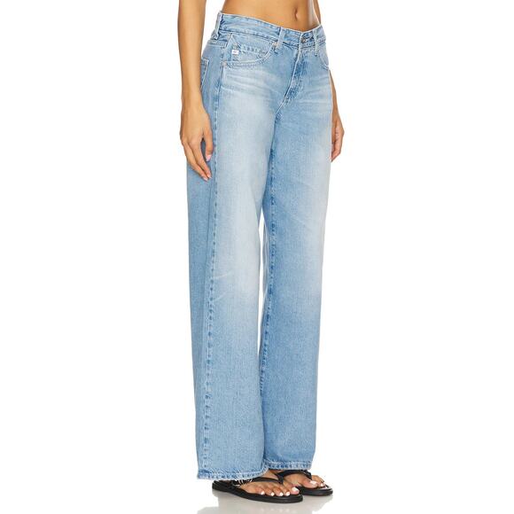 NWT AG Adria Low Rise Baggy Wide Leg Jeans Siren Wash Women’s 32 - Picture 1 of 11